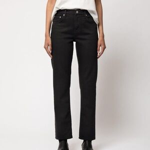 Nudie Jeans Straight Sally Black 26/28